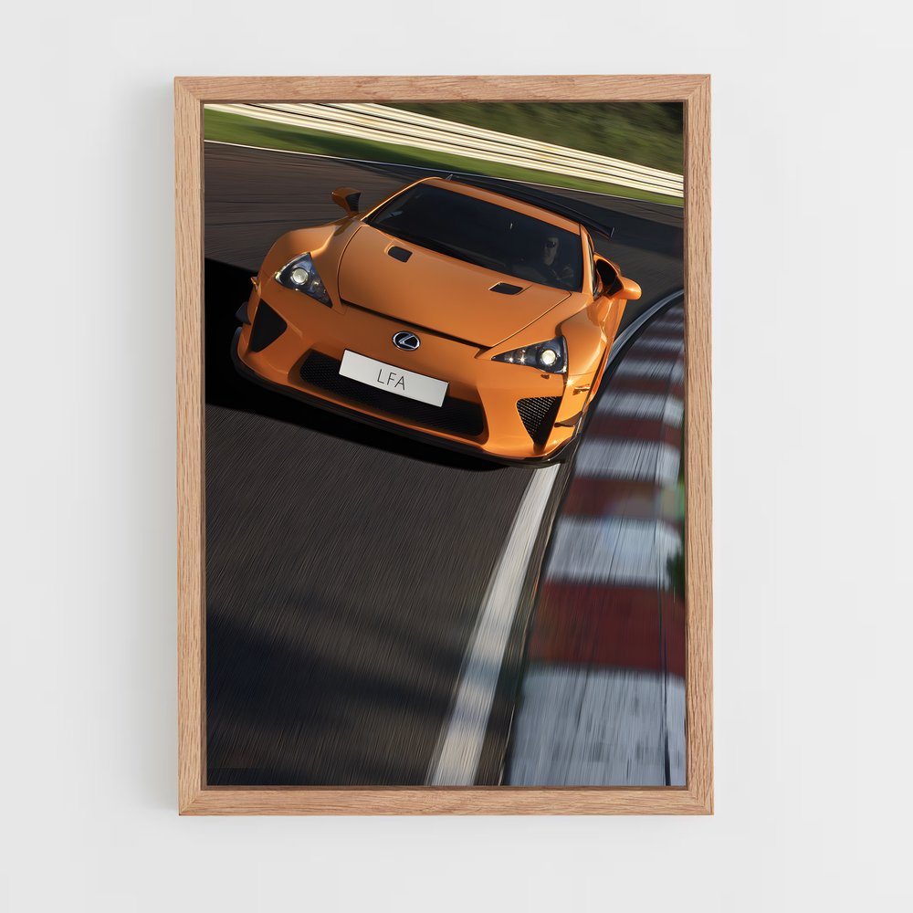 Poster Circuit de Vitesse – affiche Lexus (vue 4)
